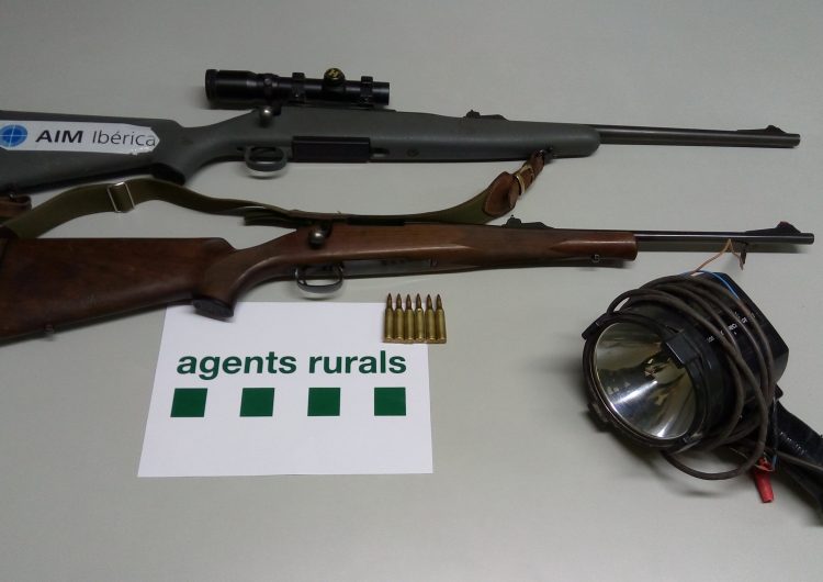 Els Agents Rurals denuncien un caçador furtiu a Os de Balaguer