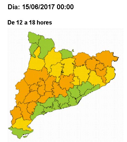Protecció Civil activa el Pla PROCICAT per l’onada de calor que afecta Catalunya