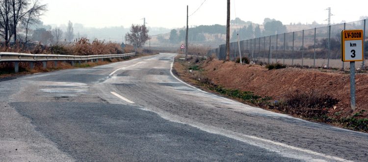 S’inicien en breu les obres de millora a la carretera de Castellserà direcció Preixens