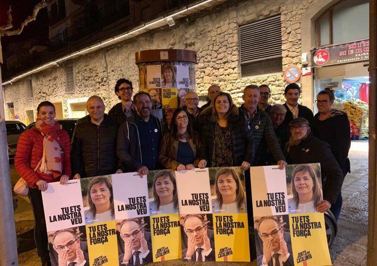 Inici de campanya de Junts per Catalunya amb Concepció Cañadell a Balaguer