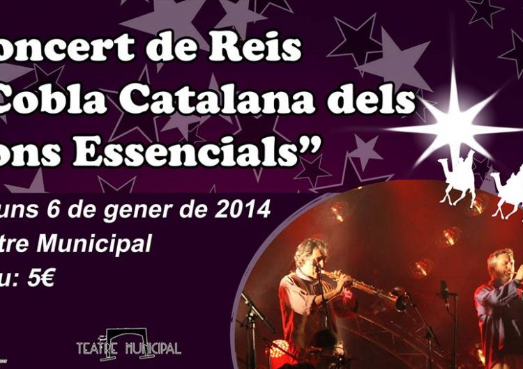 Concert de Reis al Teatre Municipal amb la Cobla Catalana dels Sons Essencials