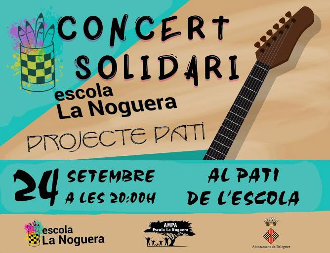 L’escola La Noguera acollirà un concert musical solidari per millorar el seu pati