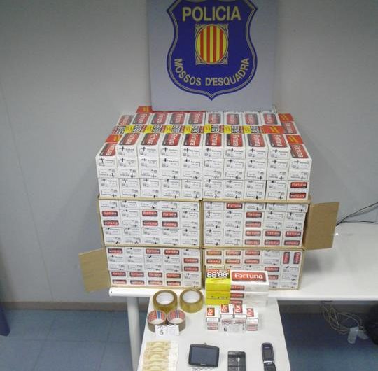 Detingut a Balaguer per enviar tabac de contraban a través d’una empresa de paqueteria