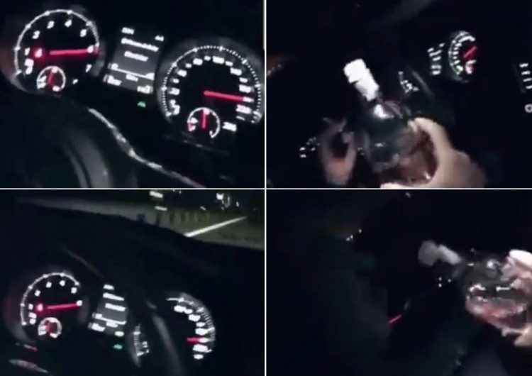 Enxampat un home de Linyola per difondre un vídeo on conduïa a 200 km/h bevent alcohol per l’A-2