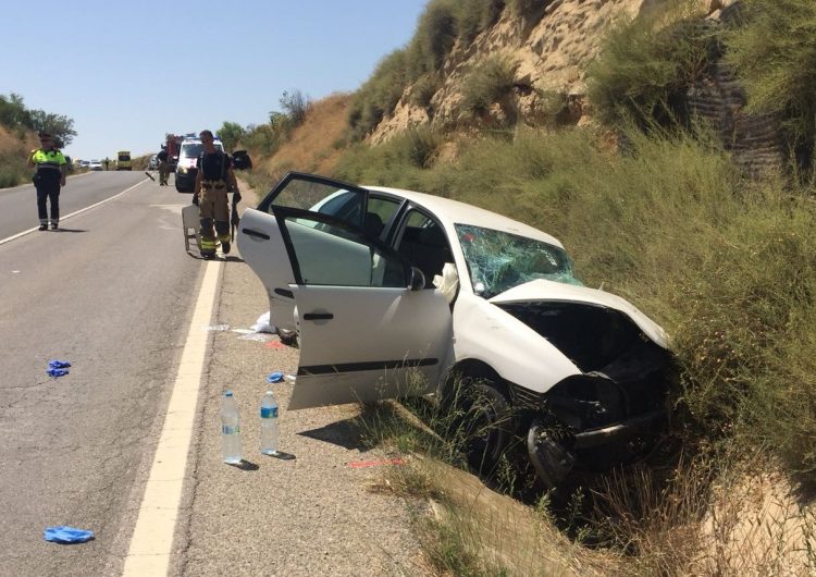 Dos ferits en un accident a la C-12 a Menàrguens