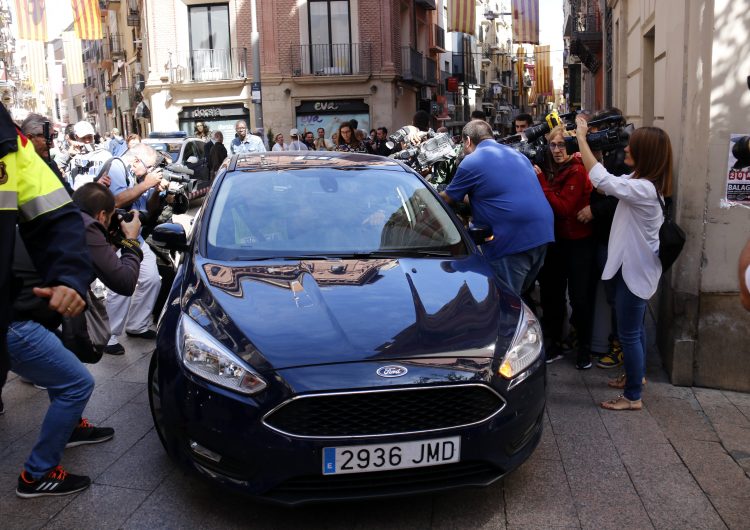 La vicepresidenta de la Diputació de Lleida diu que Reñé està ”tranquil i serè” tot i el moment ”dur i difícil”