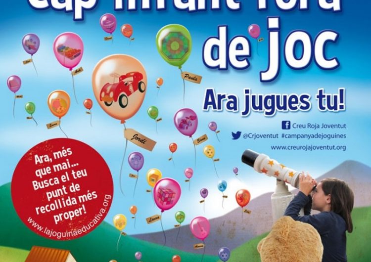 Creu Roja Joventut Lleida preveu que distribuirà joguines a uns 2.000 nens i nenes