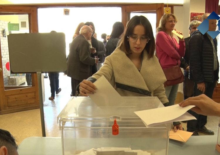 Eleccions generals: Votació de Cristina Daza, candidata de Cs al Senat per Lleida