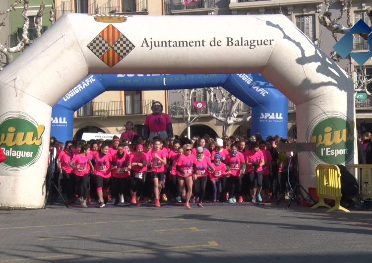 La VI Cursa de la Dona de Balaguer reuneix 1.200 participants en contra la violència masclista