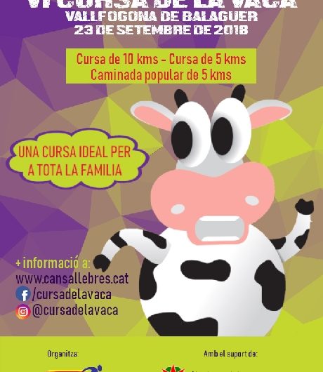 La Cursa de la Vaca de Vallfogona de Balaguer obre inscripcions de la sisena edició