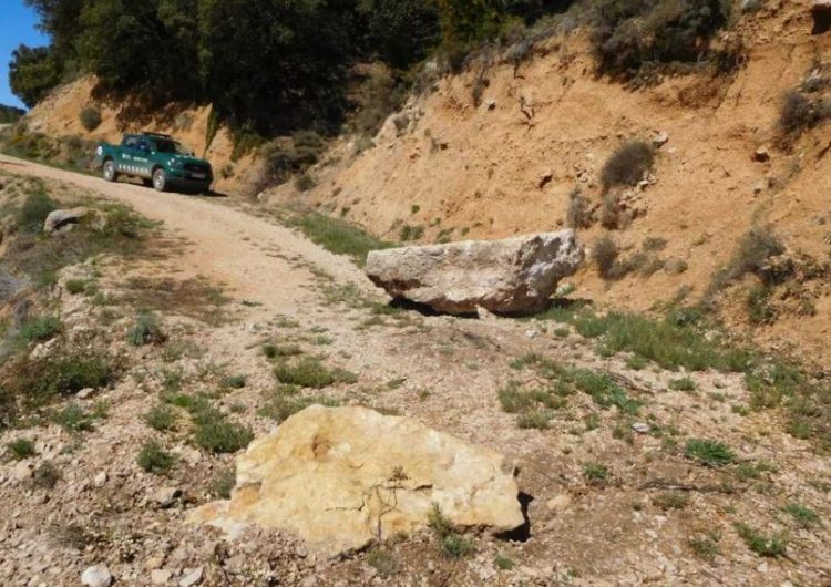 Alerten d’un despreniment de roques al Montsec d’Ares