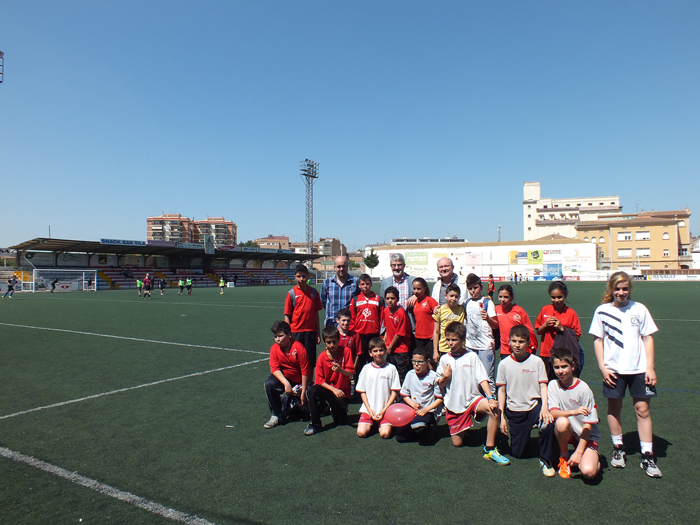 Els alumnes de 5è i 6è de primària participen de la 10a Diada Olímpica