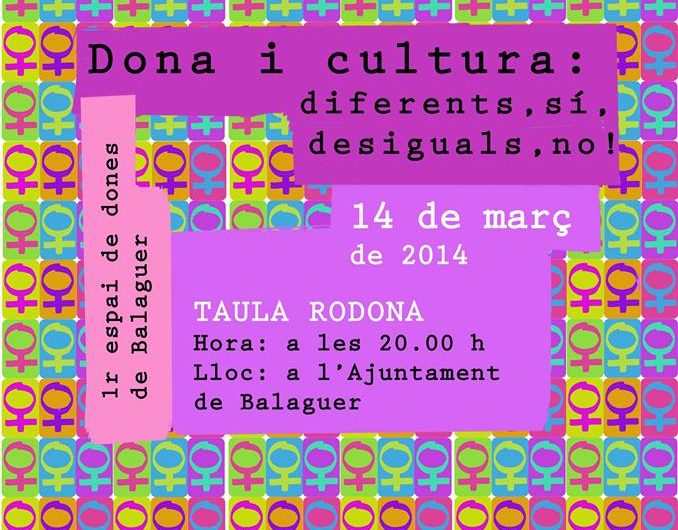 S’organitza el primer ‘Espai de Dones de Balaguer’ en motiu de la celebració del Dia Internacional de la Dona