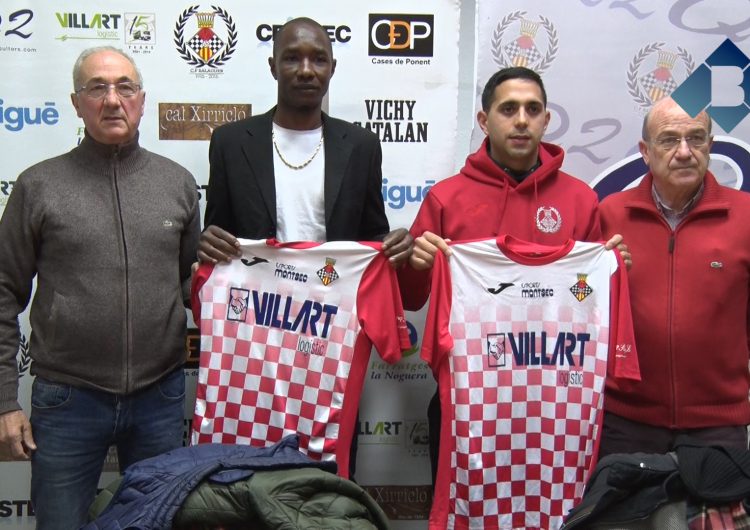 El CF Balaguer presenta Sebas i Barry abans del derbi contra el Tàrrega