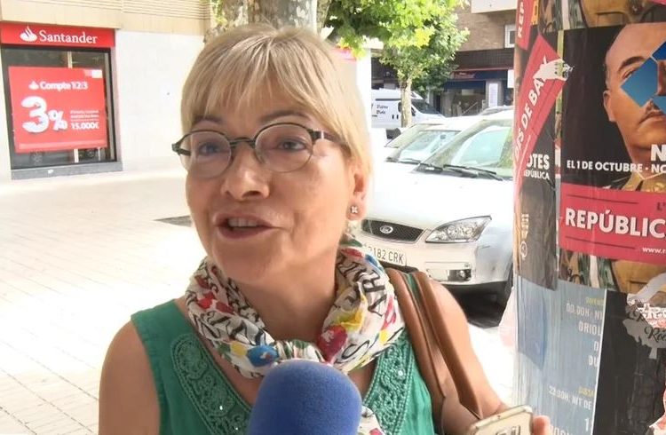 Reaccions dels balaguerins als cartells amb la cara de Franco per l’1-O