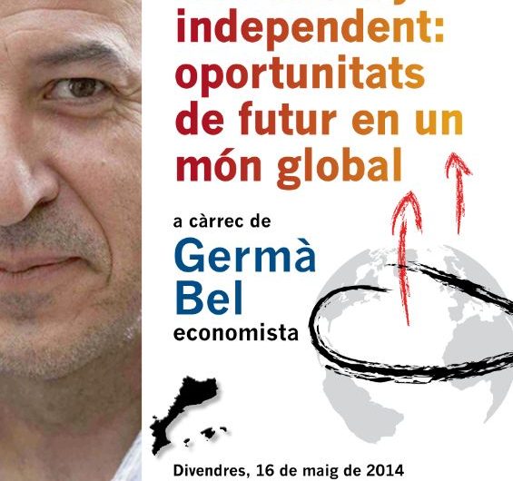 L’economista Germà Bel parlarà sobre les oportunitats de futur d’una Catalunya independent aquest divendres a Balaguer