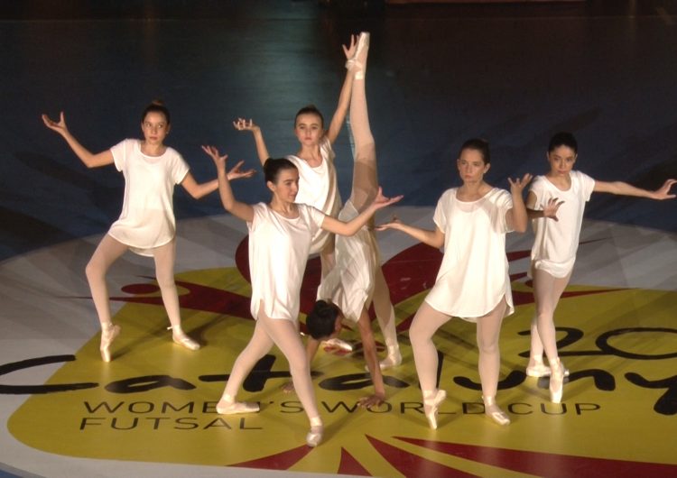 Cerimònia d’inauguració del Mundial Femení de Futbol Sala Balaguer