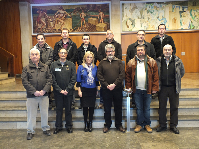 Interior entrega diplomes a membres de Protecció Civil de Balaguer