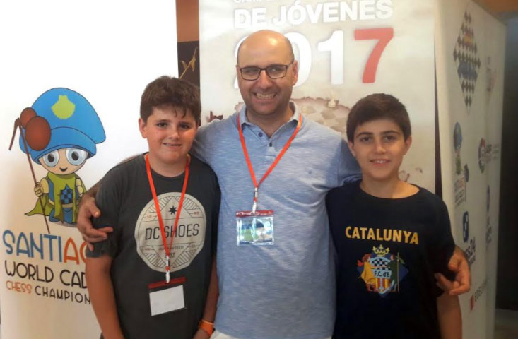 Gran paper dels alumnes del mestre d’escacs vallfogoní Josep Oms al Campionat d’Espanya