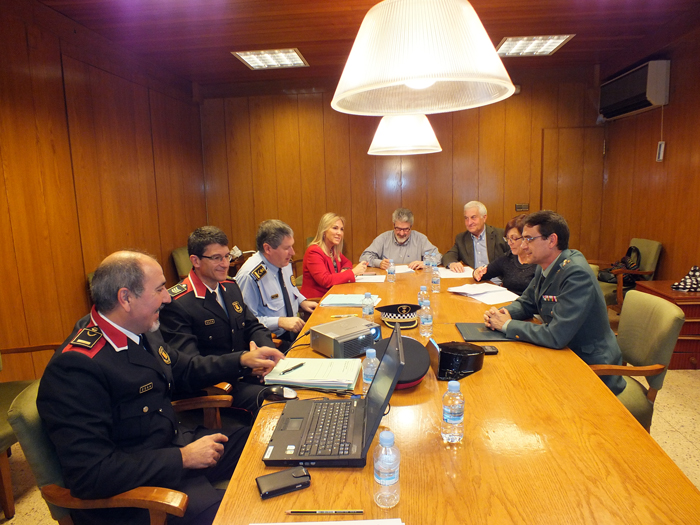 La Junta Local de Seguretat destaca la reducció dels delictes durant el 2014