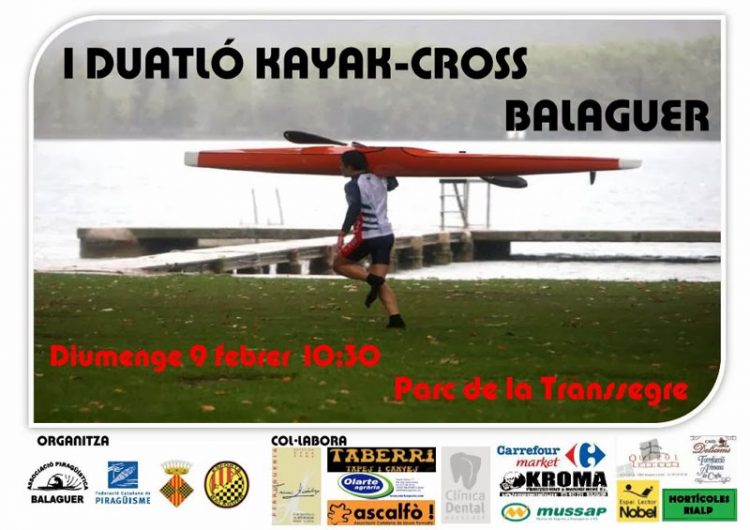 L’Associació Piragüística de Balaguer organitza la primera Duatló Kayak-Cross el proper 9 de febrer