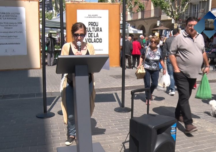 Lectura col·lectiva de la sentència de ‘La Manada’ a Balaguer