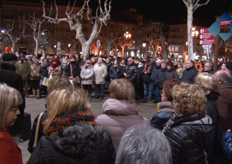 Concentració a Balaguer per demanar la llibertat dels Jordis