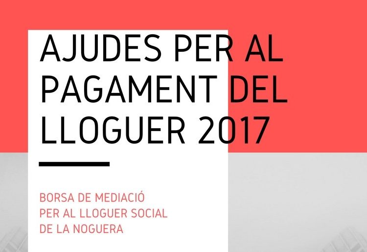 Ajudes per al pagament del lloguer 2017