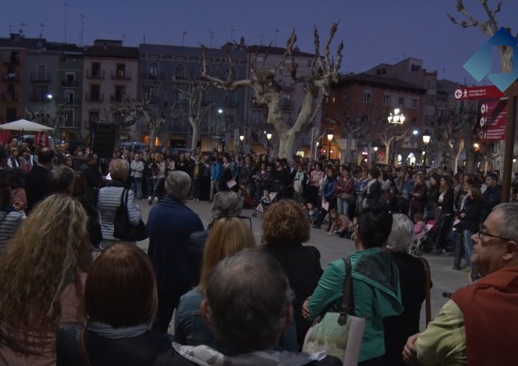 Concentració en defensa de l’escola catalana a Balaguer