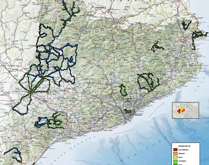 El primer mapa de qualitat del cel nocturn destaca l’excepcional foscor del Montsec