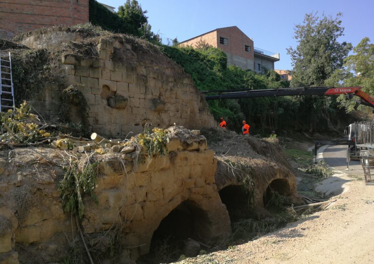 Térmens “destapa” el molí medieval amb l’inici dels treballs d’eliminació de la vegetació