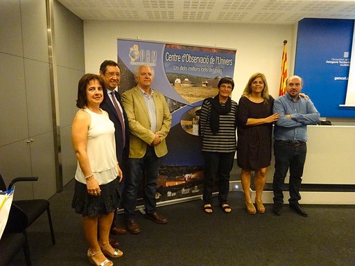 El Parc Astronòmic del Montsec, anomenat ambaixador platí de cels foscos de la International Astronomical Union