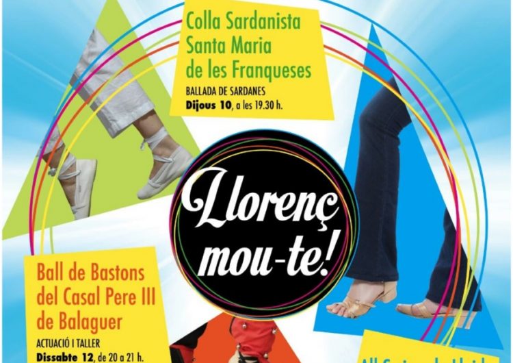 “Llorenç, mou-te!”, una iniciativa per fomentar la participació a la Festa Major de Sant Llorenç