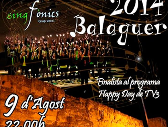 Singfònics, grup concursant a ‘Oh happy day’, en concert al Castell Formós