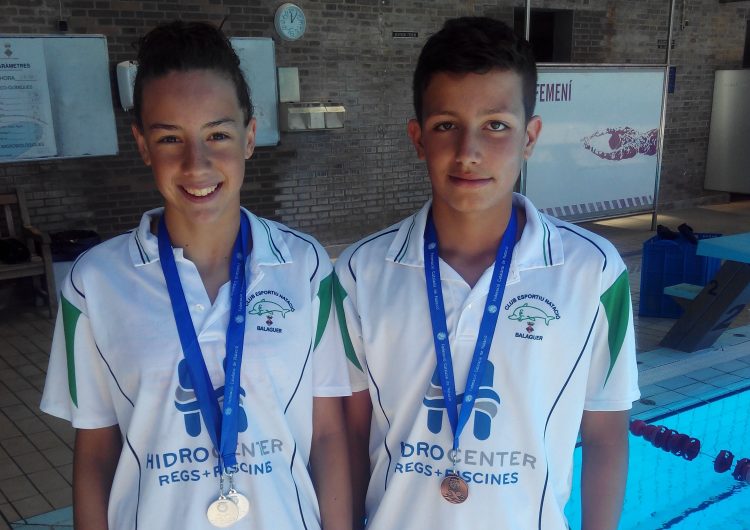 Berta Benseny i Marc Suñé, medallistes al Campionat de Catalunya Aleví