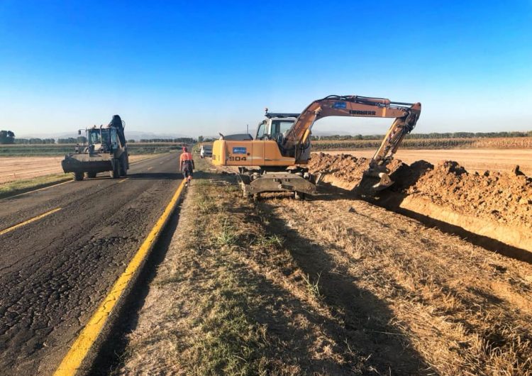 S’inicien les obres de la carretera de Linyola a Bellcaire d’Urgell