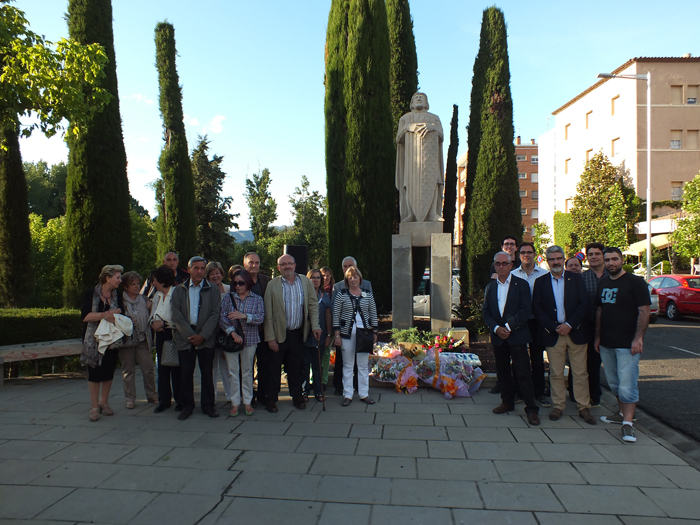 El Casal Pere III commemora l’aniversari de la mort del comte Jaume d’Urgell amb la tradicional ofrena floral