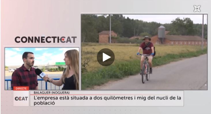 La iniciativa de Pàmies Hortícoles de l’euro diari per anar a la feina amb bicicleta, a Connecti.cat