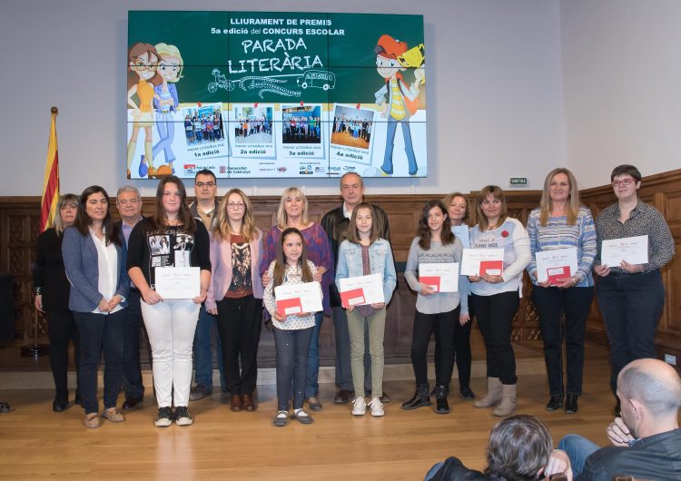 Tres alumnes de la Noguera premiats al Concurs Escolar ‘Parada Literària’ de l’ATM Lleida