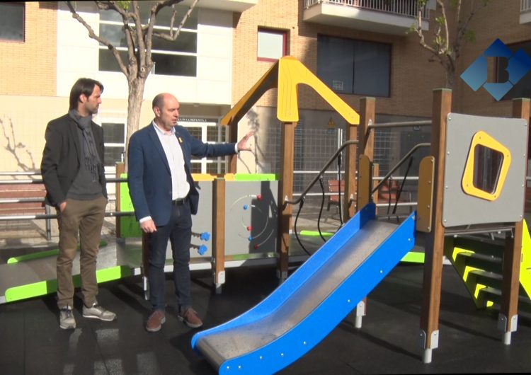 Balaguer estrena un parc inclusiu a la plaça Lluís Companys