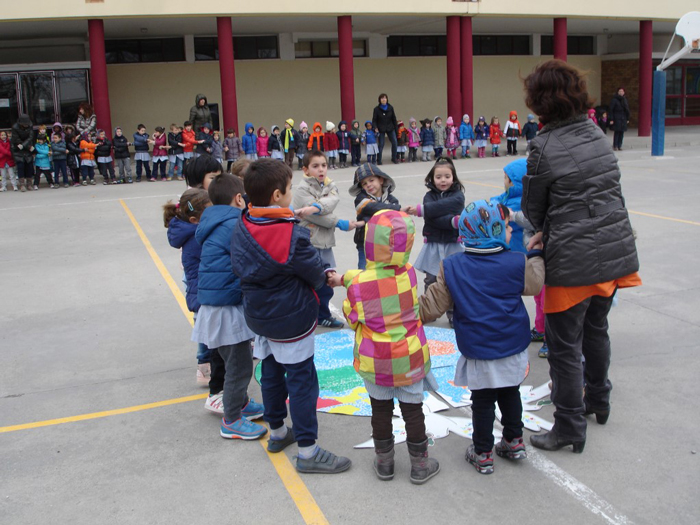 L’escola Gaspar de Portolà se suma al Dia Escolar de la Pau i la no Violència