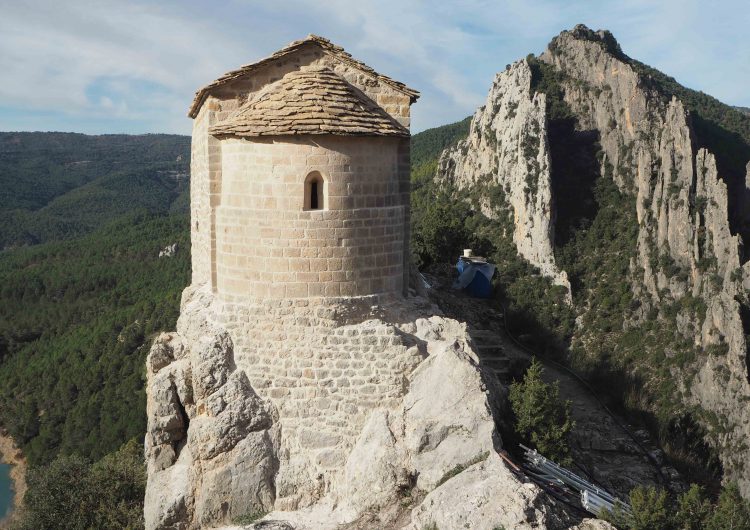 Finalitzen les obres de restauració de l’ermita de la Pertusa a Àger