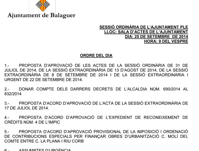 L’Ajuntament de Balaguer impulsa l’adequació del tram pendent del carrer Molí del Comte