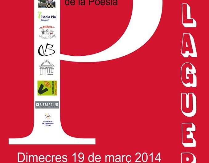 Balaguer se suma al Dia Mundial de la Poesia amb un acte unitari de tots els centres educatius