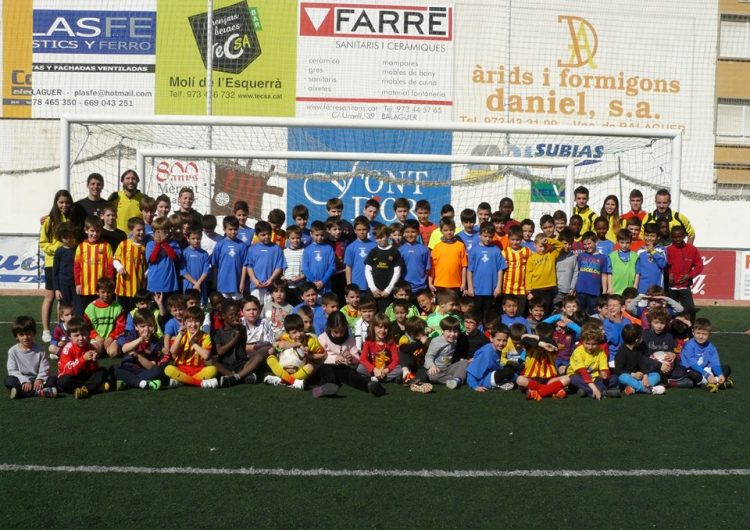 Gran èxit de participació en la primera jornada de portes obertes de l’Escola del CF Balaguer