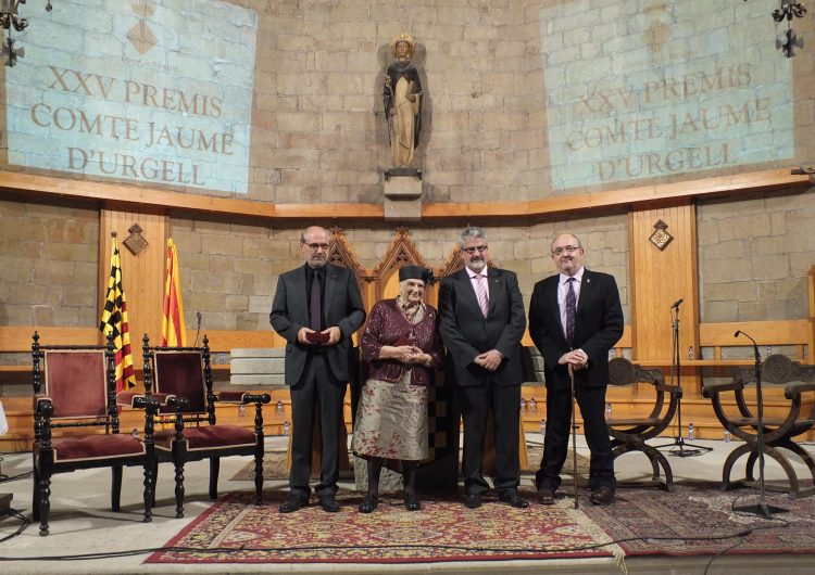 Sant Domènec, plena a vessar en el lliurament dels XXV Premis Comte Jaume d’Urgell a Pilarín Bayés i el Col·lectiu Wilson