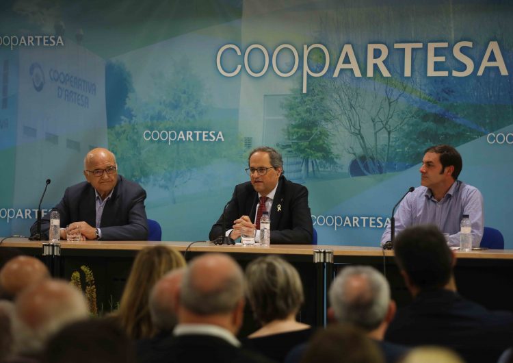 Quim Torra presideix l’acte commemoratiu del 60è aniversari de la Cooperativa d’Artesa de Segre