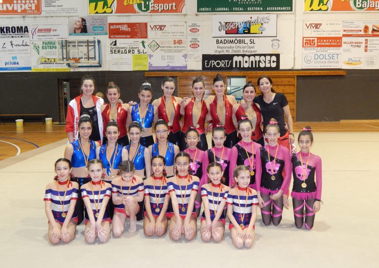 Més de 500 gimnastes al Trofeu de Gimnàstica Rítmica Ciutat de Balaguer