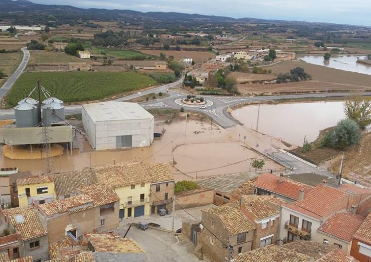 La riuada malmet infraestructures de la Noguera