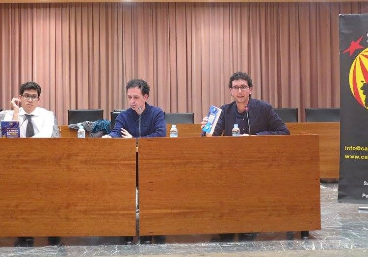 Aleix Sarri i Francesc Canosa parlen a Balaguer sobre Catalunya i la Unió Europea